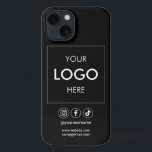 Logo Social Media BusinessiPhone-Fall iPhone 13 Hülle<br><div class="desc">Fügen Sie Ihr Logo hinzu.</div>