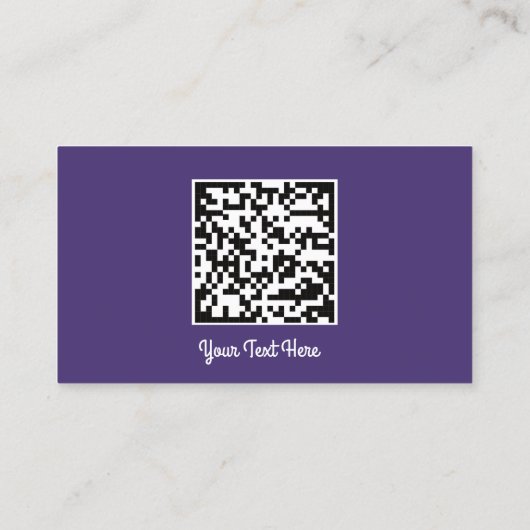 Logo Social Media Gold QR Blue Navy Gold Visitenkarte (Rückseite)