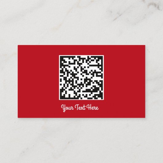 Logo Social Media Gold QR Red Gold Gold Visitenkarte (Rückseite)