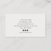 Logo, Social Media Icons, Family Psychologin Visitenkarte (Rückseite)