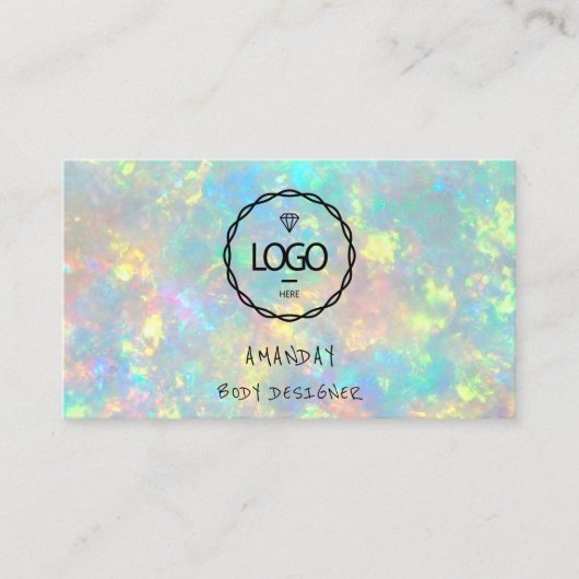 Logo-Social-Media-Logo QR-Code Visitenkarte (Vorderseite)