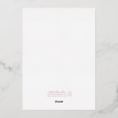Logo Softgrün Geschäft Feiertags Silber Karte (Rückseite)