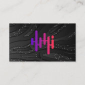 Logo "Solar Energy Power" | Tech Business Card Visitenkarte (Rückseite)