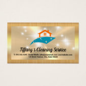 Logo-Sparkasse Clean House | Gold Metallic (Vorderseite)