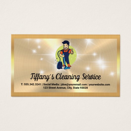 Logo-Sparkasse Clean House | Gold Metallic (Vorderseite)