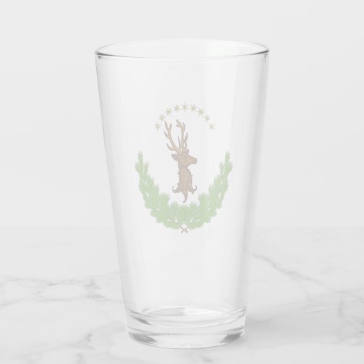 Logo "Stag" Glas (Rückseite)