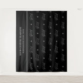 Logo Step Repeat Schlagzeile Messestand Hintergrun Wandteppich (Vorderseite)