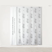 Logo Step Repeat Seminar Conference Event Backdrop Wandteppich (Vorderseite)