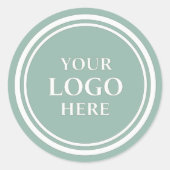 logo stickers for packaging, custom business (Vorderseite)
