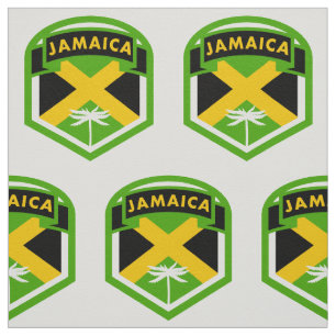 Logo-Stil für Jamaika Stoff
