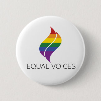 Logo "Stolz Flag Equal Voices" Button