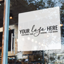 Logo-Store für Unternehmen, kundenspezifisch Fensteraufkleber