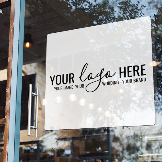 Logo-Store für Unternehmen, kundenspezifisch Fensteraufkleber