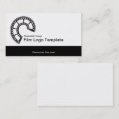 Logo-Streifen für einfache Medien Visitenkarte (Vorne/Hinten)