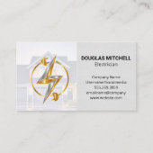 Logo "Strom" | Zuhause Visitenkarte (Vorderseite)