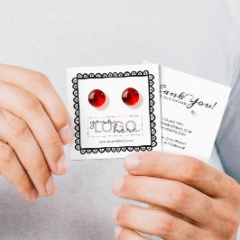 Logo-Studentenring Doodle Square-Karte 10 Pack 25 Telefonnummerkarte