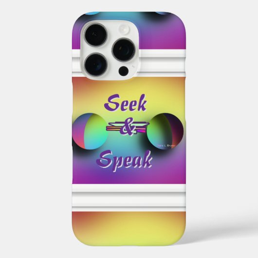 Logo suchen und sprechen Case-Mate iPhone hülle (Rückseite)