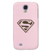 Logo "Supergirl Pink and Brown" Case-Mate Samsung Galaxy Hülle (Rückseite)