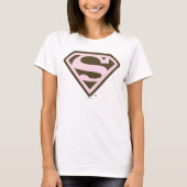 Logo "Supergirl Pink and Brown" T-Shirt (Vorderseite)