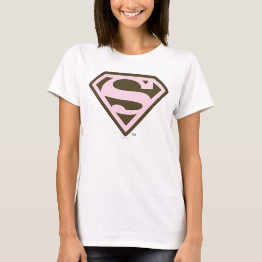 Logo "Supergirl Pink and Brown" T-Shirt (Vorderseite)