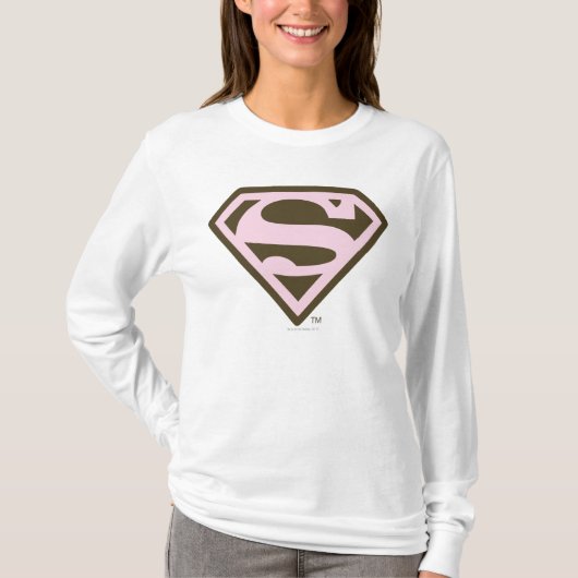 Logo "Supergirl Pink and Brown" T-Shirt (Vorderseite)
