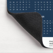 Logo-Swag für Blue Customizable 2024 Calendar Comp Mousepad (Ecke)