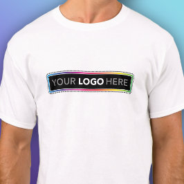Logo T-Shirt - Custom Business Apparel - Wide Logo