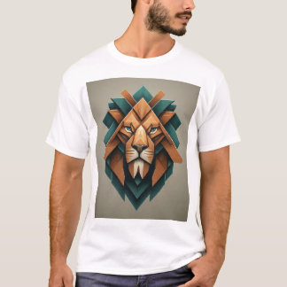 Logo-T - Shirt für dynamische geometrische Linien