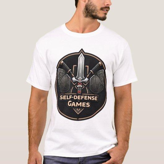 Logo-T - Shirt für Selbstverteidigungsspiele (Vorderseite)