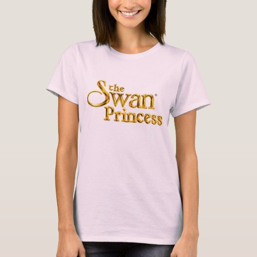 Logo-T - Shirt Schwan-Prinzessin-gefärbte Krawatte (Vorderseite)