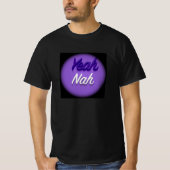 Logo: T - Shirt "Yeah Nah". (Vorderseite)