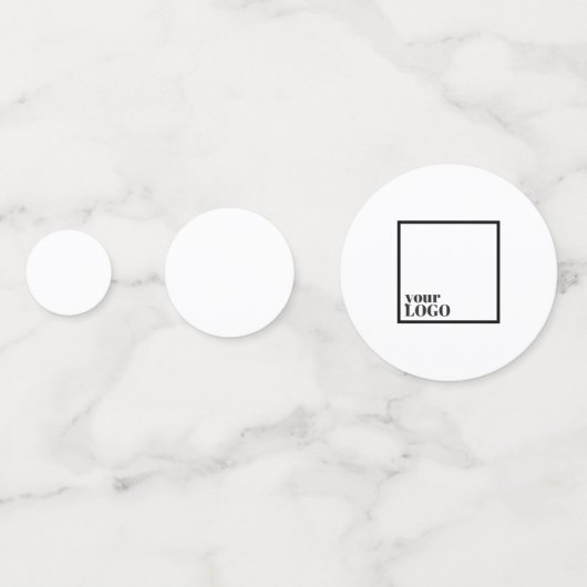 Logo-Tabelle Confetti Konfetti (Vorderseiten)