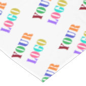 Logo-Tablette - Werbeaktion für Ihr Unternehmen Tischdecke (Schrägansicht)