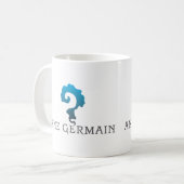 Logo-Tasse Anne Germain Kaffeetasse (Vorderseite Links)
