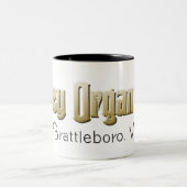Logo-Tasse Estey Organ-Co. Zweifarbige Tasse (Mittel)