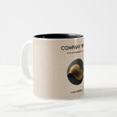 Logo-Tasse für kundenspezifische Unternehmen - Per Zweifarbige Tasse (Vorderseite Links)