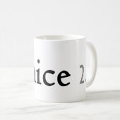 Logo-Tasse Venedigs 2,0 Kaffeetasse (VorderseiteRechts)