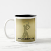 Logo-Tasse Zweifarbige Tasse (Links)