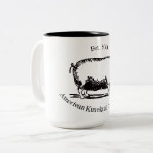 Logo-Tasse Zweifarbige Tasse (Vorderseite Links)