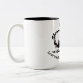 Logo-Tasse Zweifarbige Tasse (Links)