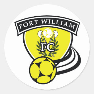Logo-Team-Kit - Fort William High.. - Maßgeschneid Runder Aufkleber