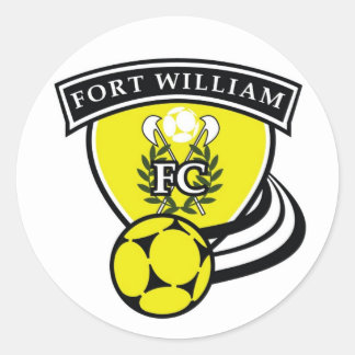 Logo-Team-Kit - Fort William High.. - Maßgeschneid Runder Aufkleber