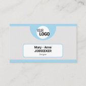 Logo Template Frame Classic Job Seeker Creatives Visitenkarte (Vorderseite)
