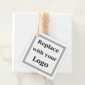 Logo-Template Geschäftsproduktmarken Geschenkanhänger (Beispiel)