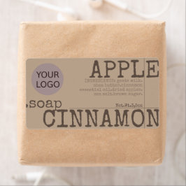 Logo Template Soap Produktverpackung Stilvolle Mes