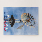 Logo Texas Image, Windmill und Texas Puzzle (Horizontal)