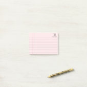 Logo Text Business Linde Schulbuch Post-it Klebezettel (Auf Schreibtisch)