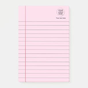 Logo Text Business Linde Schulbuch Post-it Klebezettel