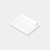 Logo Text Business Linde Schulbuch Post-it Klebezettel (angewinkelt)