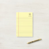 Logo Text Business Linde Schulbuch Post-it Klebezettel (Auf Schreibtisch)